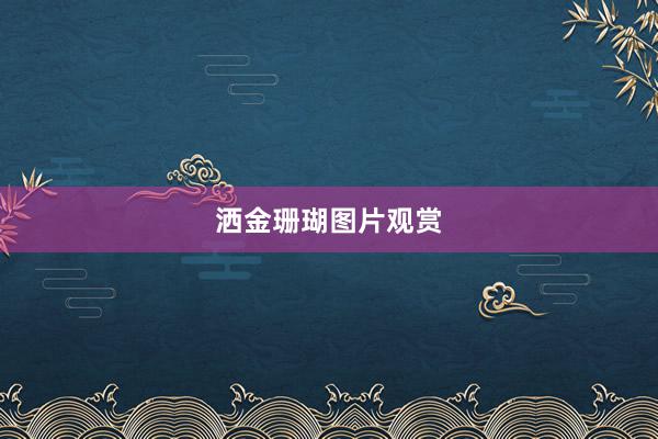洒金珊瑚图片观赏